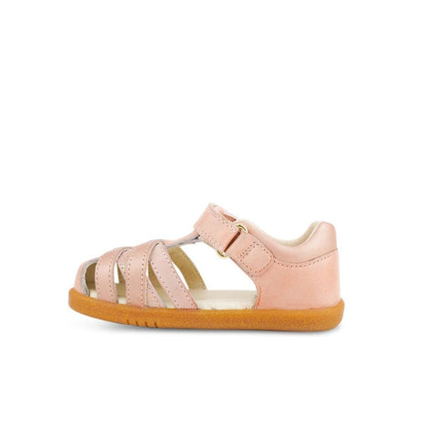 Bobux Iwalk IW Cross Jump Kids Pink Leather Sandal 636701